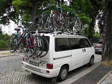 Nakládka jízdních kol v Drážďanech